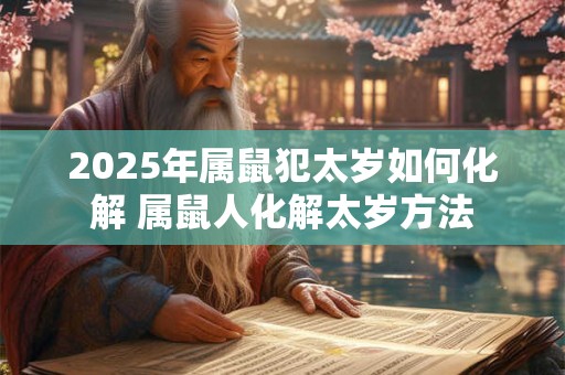 2025年属鼠犯太岁如何化解 属鼠人化解太岁方法