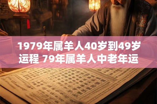 1979年属羊人40岁到49岁运程 79年属羊人中老年运势