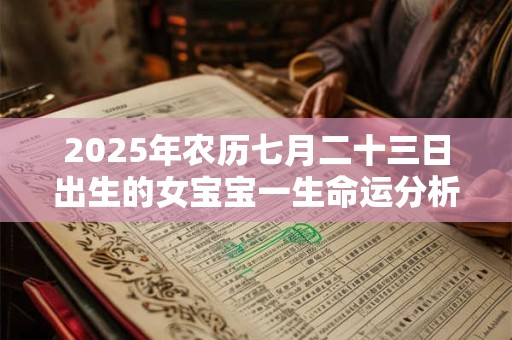 2025年农历七月二十三日出生的女宝宝一生命运分析