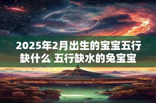 2025年2月出生的宝宝五行缺什么 五行缺水的兔宝宝命运