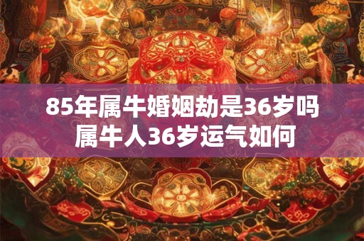 85年属牛婚姻劫是36岁吗 属牛人36岁运气如何