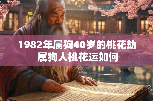 1982年属狗40岁的桃花劫 属狗人桃花运如何