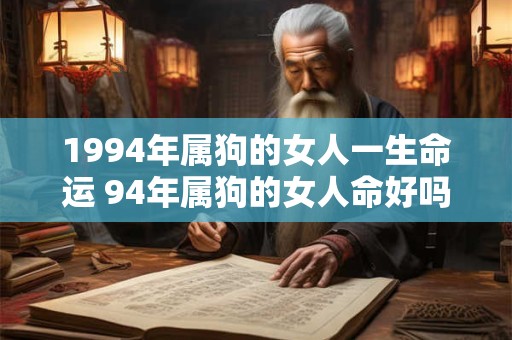 1994年属狗的女人一生命运 94年属狗的女人命好吗