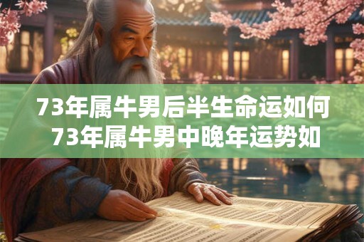 73年属牛男后半生命运如何 73年属牛男中晚年运势如何