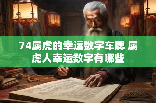 74属虎的幸运数字车牌 属虎人幸运数字有哪些