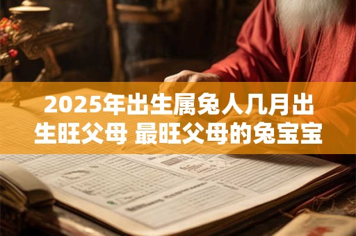 2025年出生属兔人几月出生旺父母 最旺父母的兔宝宝出生月份