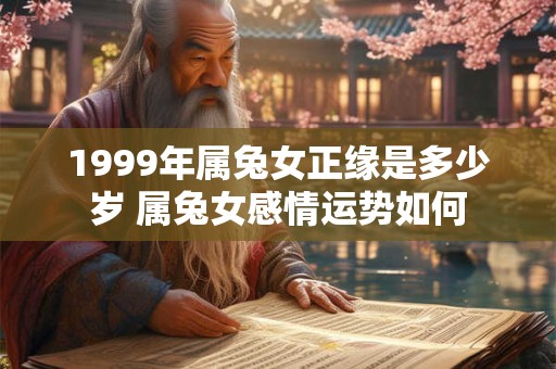 1999年属兔女正缘是多少岁 属兔女感情运势如何
