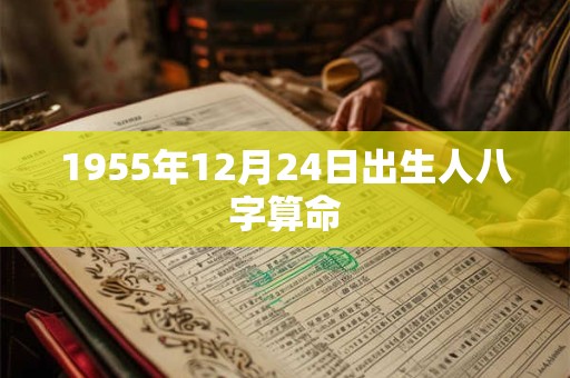 1955年12月24日出生人八字算命