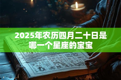 2025年农历四月二十日是哪一个星座的宝宝