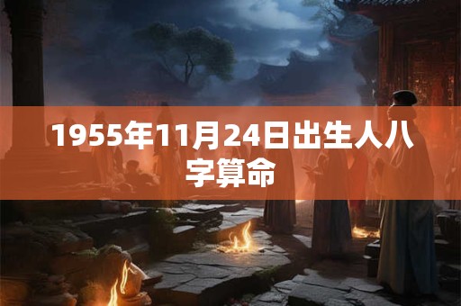 1955年11月24日出生人八字算命