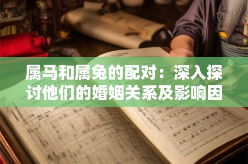 属马和属兔的配对：深入探讨他们的婚姻关系及影响因素