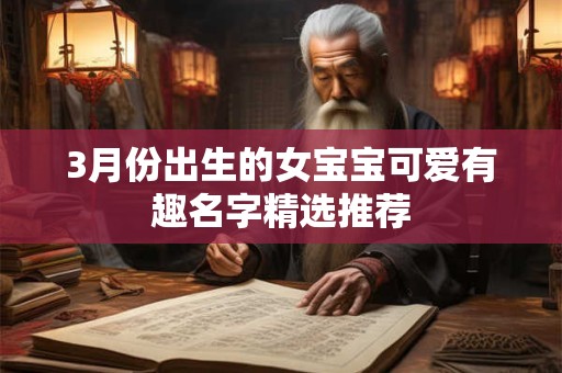 3月份出生的女宝宝可爱有趣名字精选推荐