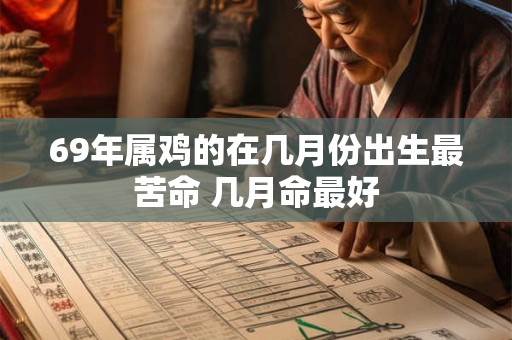 69年属鸡的在几月份出生最苦命 几月命最好