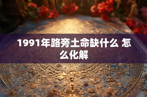 1991年路旁土命缺什么 怎么化解