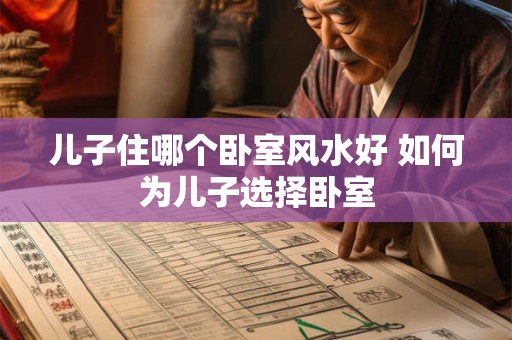 儿子住哪个卧室风水好 如何为儿子选择卧室