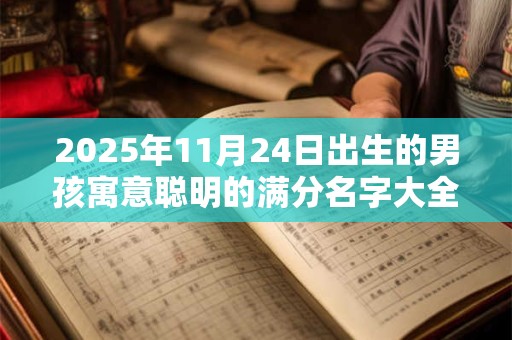2025年11月24日出生的男孩寓意聪明的满分名字大全