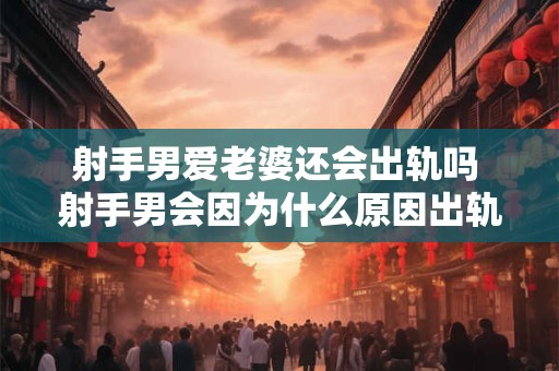 详细阅读:射手男爱老婆还会出轨吗 射手男会因为什么原因出轨 射手男爱老婆还会出轨吗 射手男会因为什么原因出轨