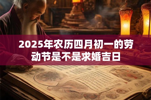 2025年农历四月初一的劳动节是不是求婚吉日