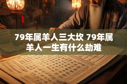 79年属羊人三大坎 79年属羊人一生有什么劫难
