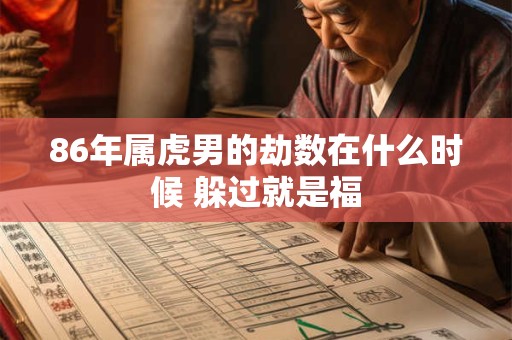 详细阅读:86年属虎男的劫数在什么时候 躲过就是福 86年属虎男的劫数在什么时候 躲过就是福