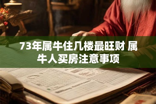 73年属牛住几楼最旺财 属牛人买房注意事项