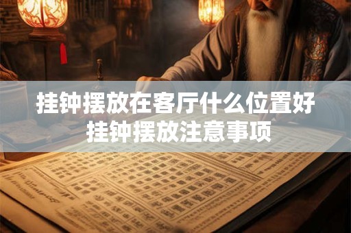 挂钟摆放在客厅什么位置好 挂钟摆放注意事项