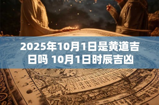2025年10月1日是黄道吉日吗 10月1日时辰吉凶