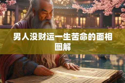 男人没财运一生苦命的面相图解