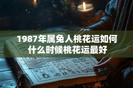 1987年属兔人桃花运如何 什么时候桃花运最好