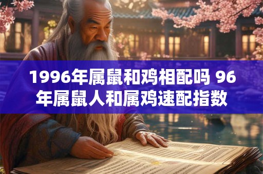 1996年属鼠和鸡相配吗 96年属鼠人和属鸡速配指数