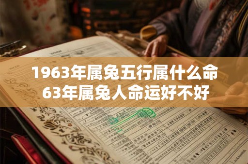 1963年属兔五行属什么命 63年属兔人命运好不好