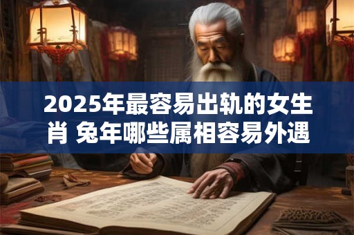 2025年最容易出轨的女生肖 兔年哪些属相容易外遇