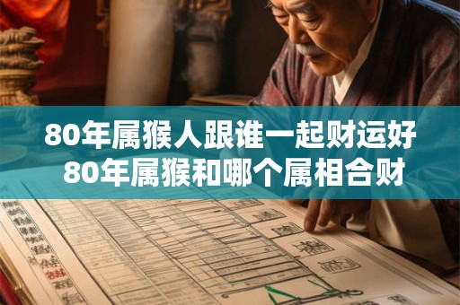 80年属猴人跟谁一起财运好 80年属猴和哪个属相合财