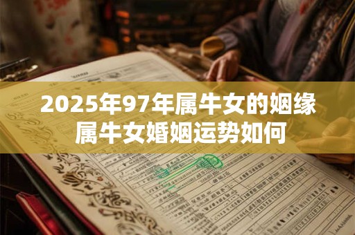 2025年97年属牛女的姻缘 属牛女婚姻运势如何