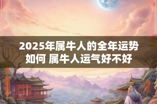 2025年属牛人的全年运势如何 属牛人运气好不好