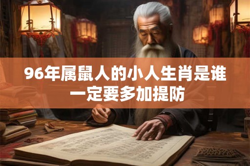 96年属鼠人的小人生肖是谁 一定要多加提防