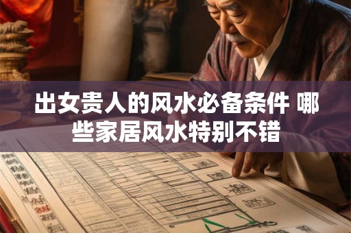 出女贵人的风水必备条件 哪些家居风水特别不错