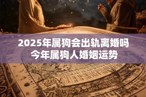 2025年属狗会出轨离婚吗 今年属狗人婚姻运势