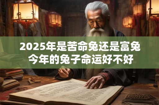 2025年是苦命兔还是富兔 今年的兔子命运好不好