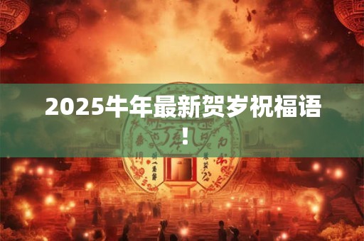 2025牛年最新贺岁祝福语！