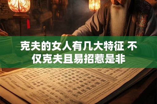 克夫的女人有几大特征 不仅克夫且易招惹是非