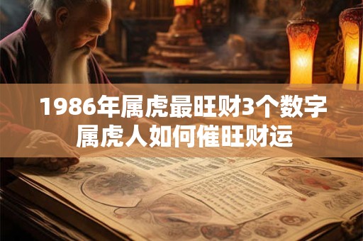 1986年属虎最旺财3个数字 属虎人如何催旺财运
