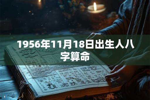1956年11月18日出生人八字算命