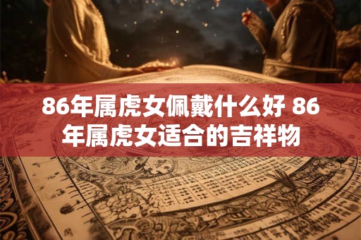 详细阅读:86年属虎女佩戴什么好 86年属虎女适合的吉祥物 86年属虎女佩戴什么好 86年属虎女适合的吉祥物