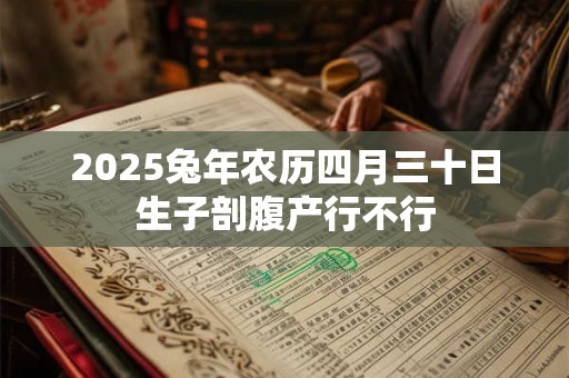 2025兔年农历四月三十日生子剖腹产行不行 2025兔年农历四月三十日生子剖腹产行不行