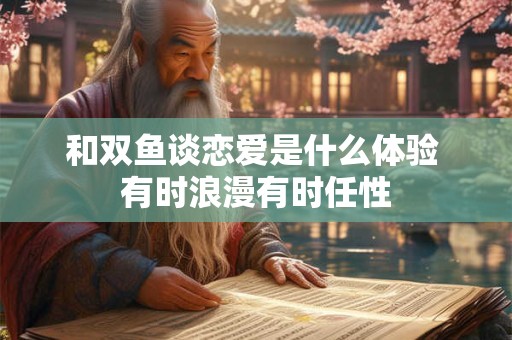 和双鱼谈恋爱是什么体验 有时浪漫有时任性