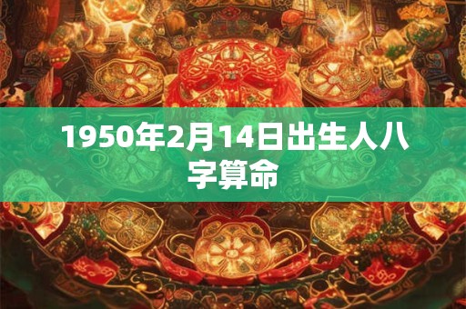 1950年2月14日出生人八字算命