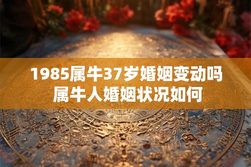 1985属牛37岁婚姻变动吗 属牛人婚姻状况如何