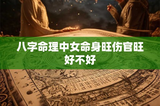 八字命理中女命身旺伤官旺好不好