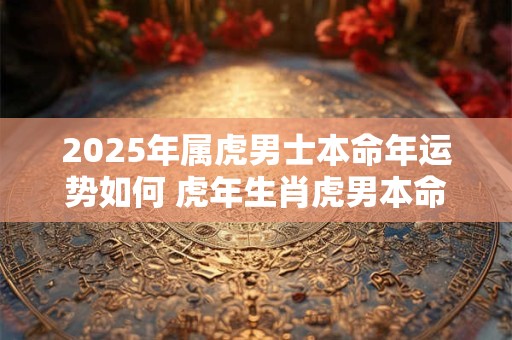 详细阅读:2025年属虎男士本命年运势如何 虎年生肖虎男本命年运气好不好 2025年属虎男士本命年运势如何 虎年生肖虎男本命年运气好不好